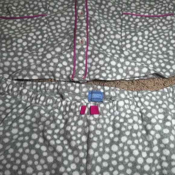 Simply Vera Vera Wang Polka Dot Pajama Set with Pink Accents - Picture 7 of 8